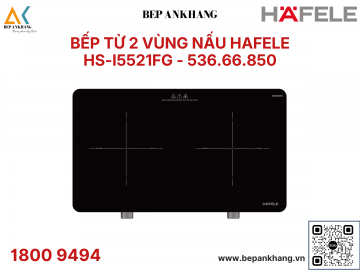 Bếp từ đôi Hafele HS-I5521FG 536.66.850 - Đặt dương trên mặt bếp 